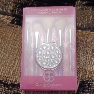4/$60 New Face Brush Set with Compact Mirror
